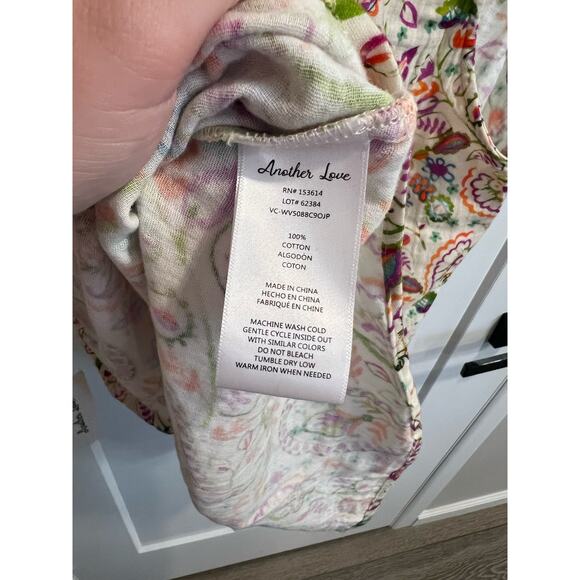 NWT Womens Sleeveless Blouse | Paisley Cotton Tank | Size L‎ Large - Picture 10 of 11